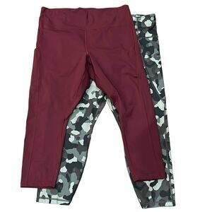 Athleta Women's 7/8 Tight Bundle of 2 Size 2X